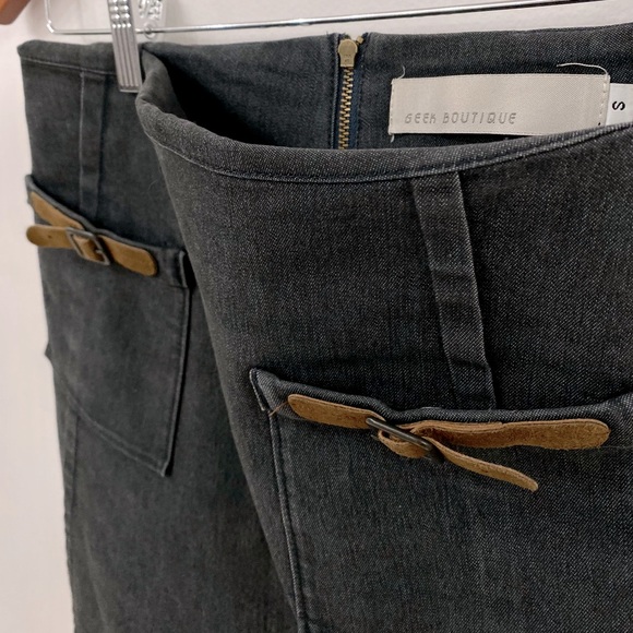 Geek Boutique A-Line Denim Skirt - S - Picture 3 of 3